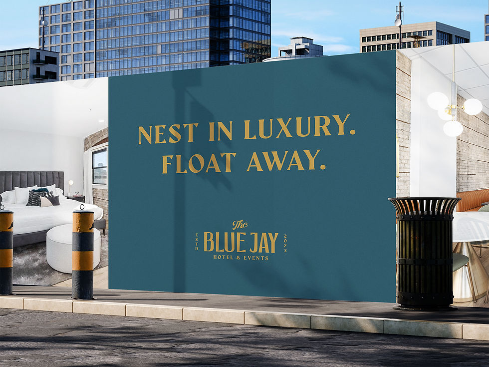 Urban Street Billboard for luxury hotel