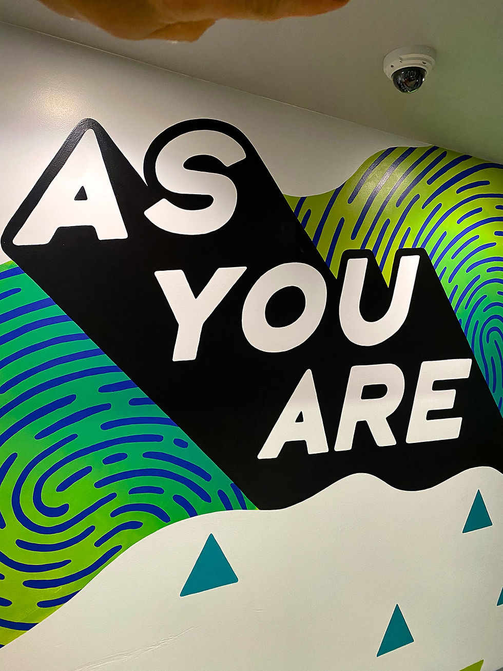As You Are mural painted by Dave Battjes