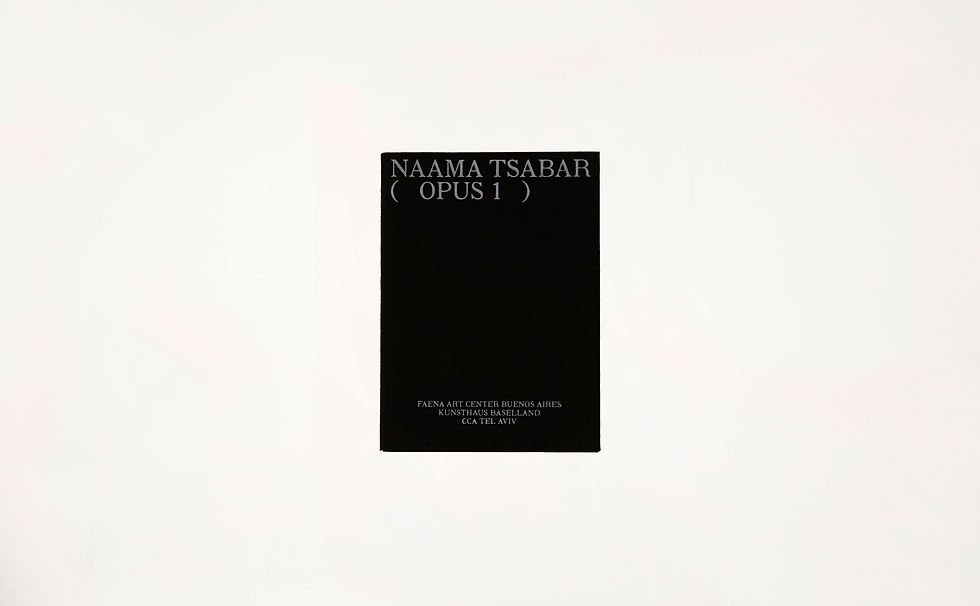 NAAMA TSABAR: OPUS (1)
