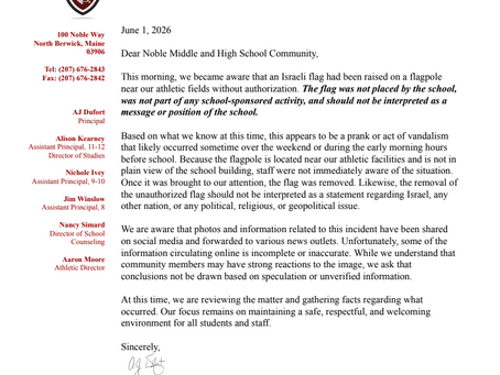 Community Letter 6.1.26