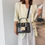 Miniature : Luxury Vegan Small Purse | Cross Body Chain Rivet Handbag