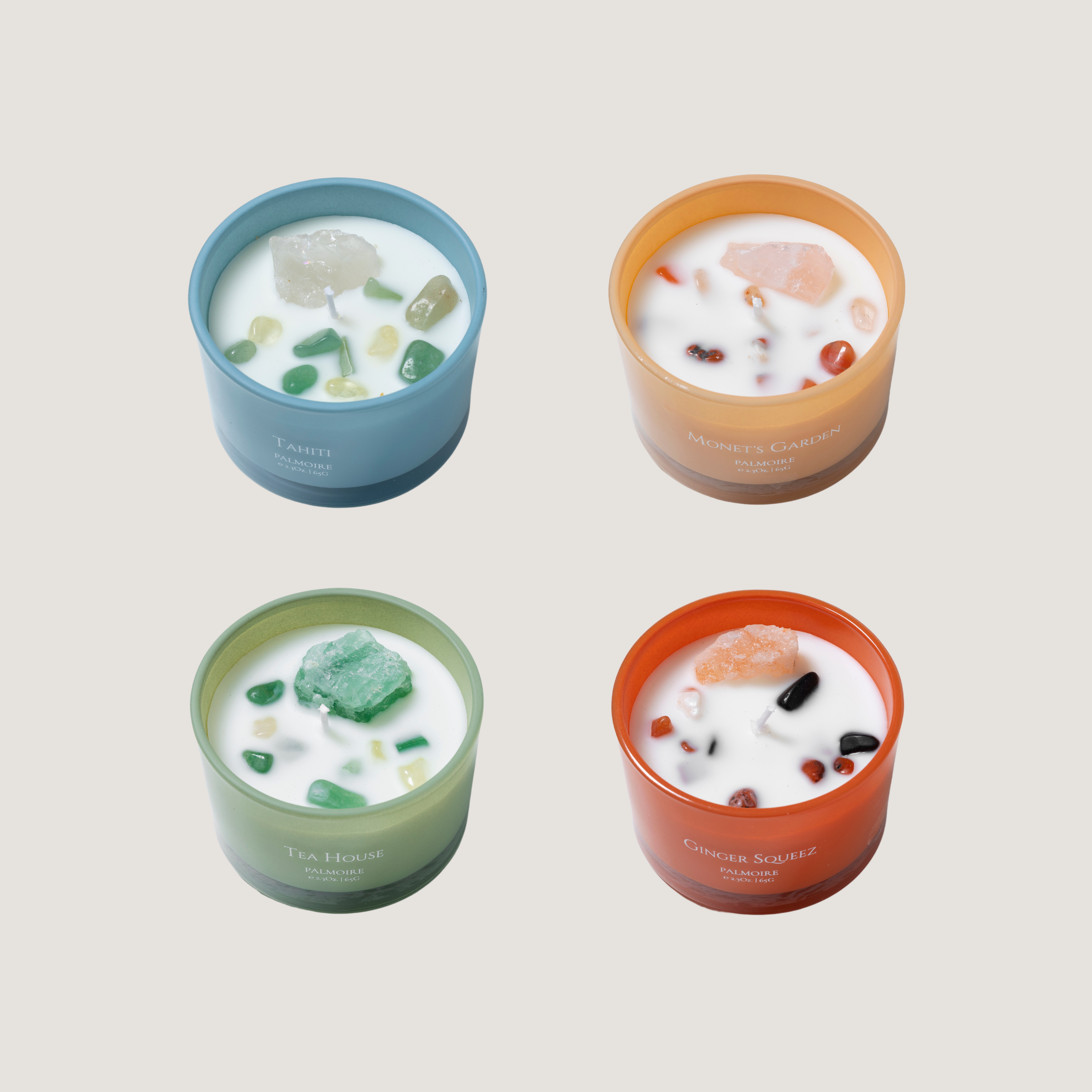 Luxury Crystal Candles | Bundle of 4 Scented Candles