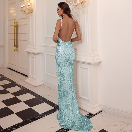 strapless open back dress Hailey Strapless Sequin Bodycon Mini Dress