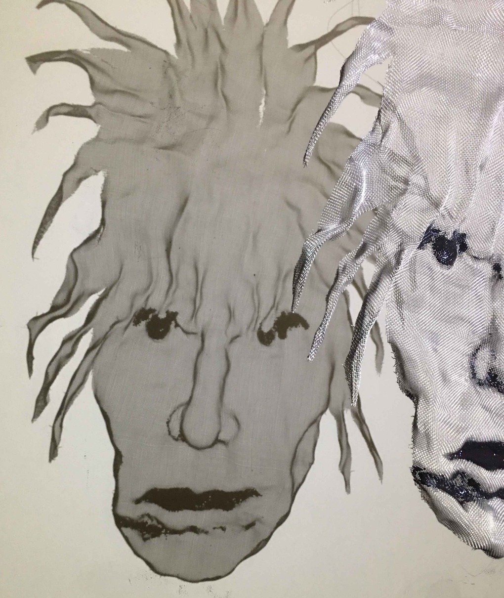 wire mesh sculpture portraits