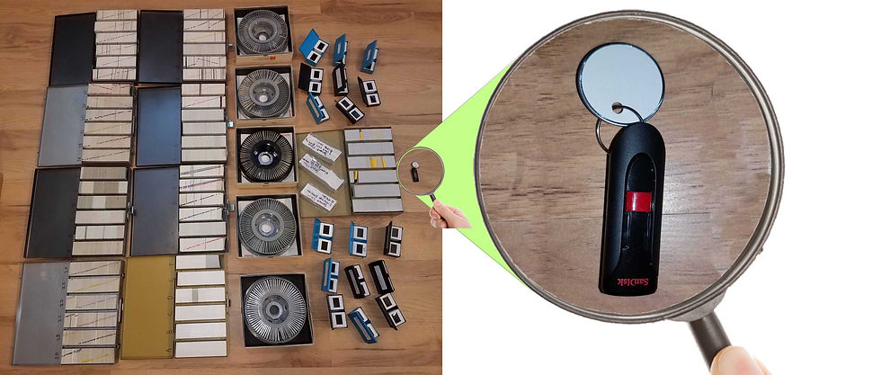 35 mm slides transferred to digital in Burlington, VT