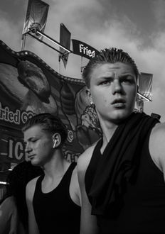 San Diego County Fair, Del Mar Fair, Del Mar Racetrack, blonde men, twins