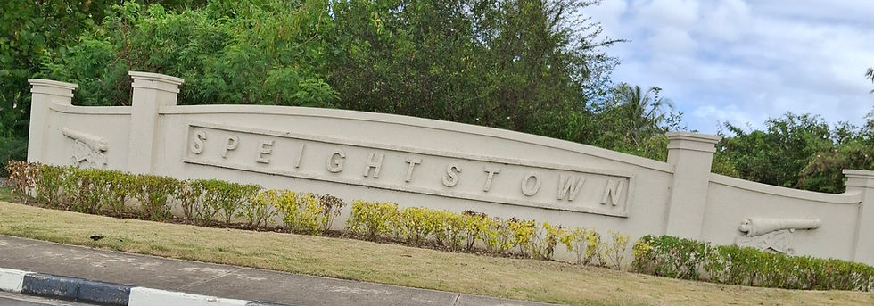 Town Sign on way in to Speightstown