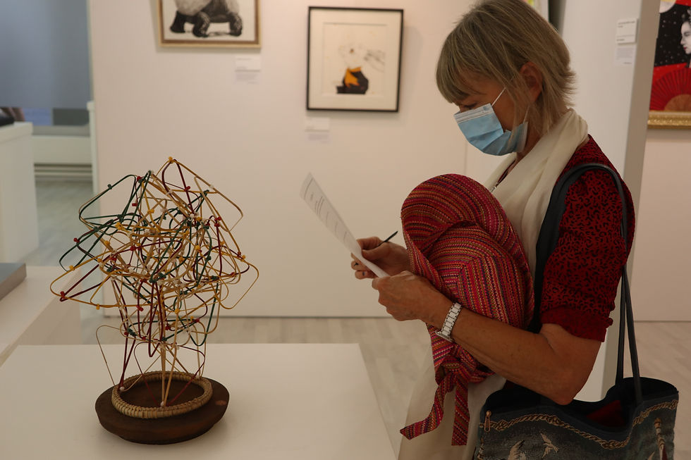 サムネイル： Bamboo triangle tree 《 A World Art Competiton2020from JAPAN and Switzerland》