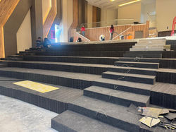 alfombras en escalones