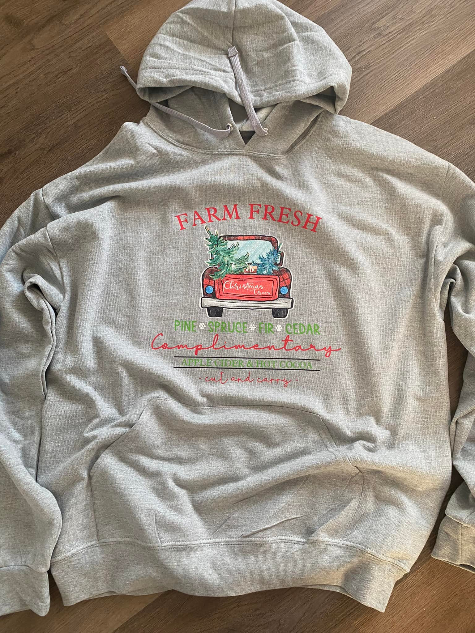 Farm Fresh Christmas Trees Hoodie