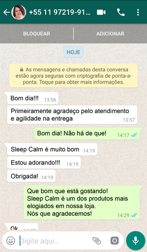 Sleep Calm - Depoimentos