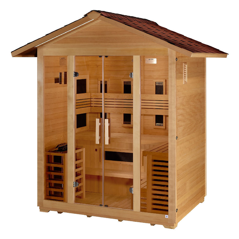 Thumbnail: 6 Person Hemlock Gable Roof Hybrid