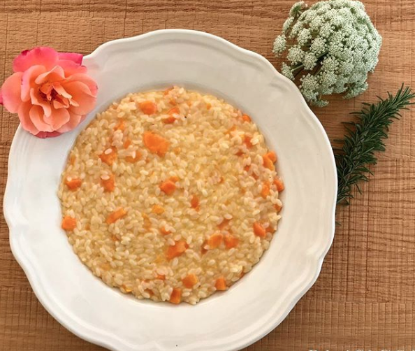 Risotto a base di carote