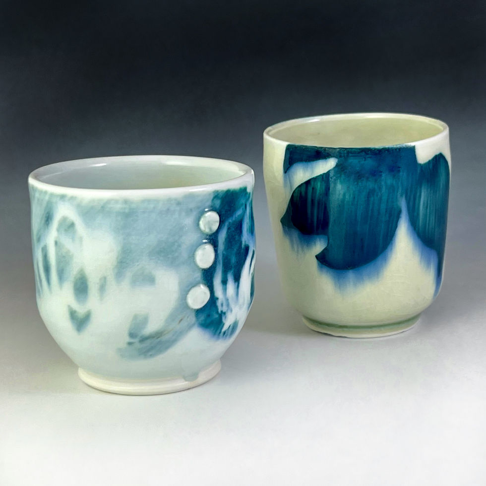 Blue Estuary Cups