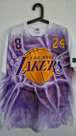 Lakers T Shirt personalizzata dipinta a mano