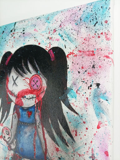 Dolls , quadretto Acrilico su tela