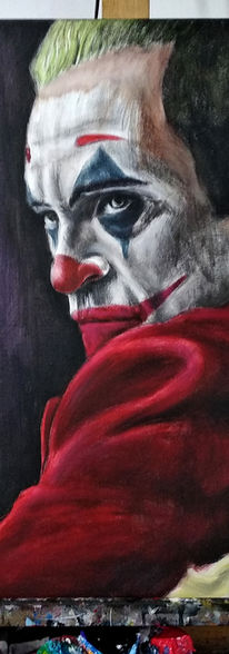 Quadro Joker Acrilico su tela