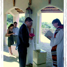 Sweet Dewi Wedding at Chapel Dulcinea with close friends