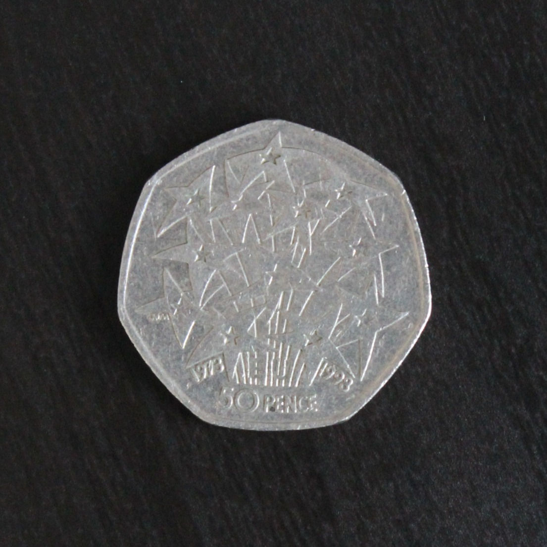 1998 EU Stars 50p - CIRC