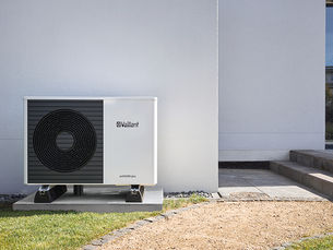 heat pump outside property