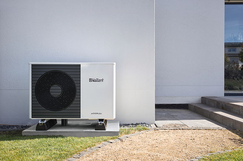 heat pump outside property