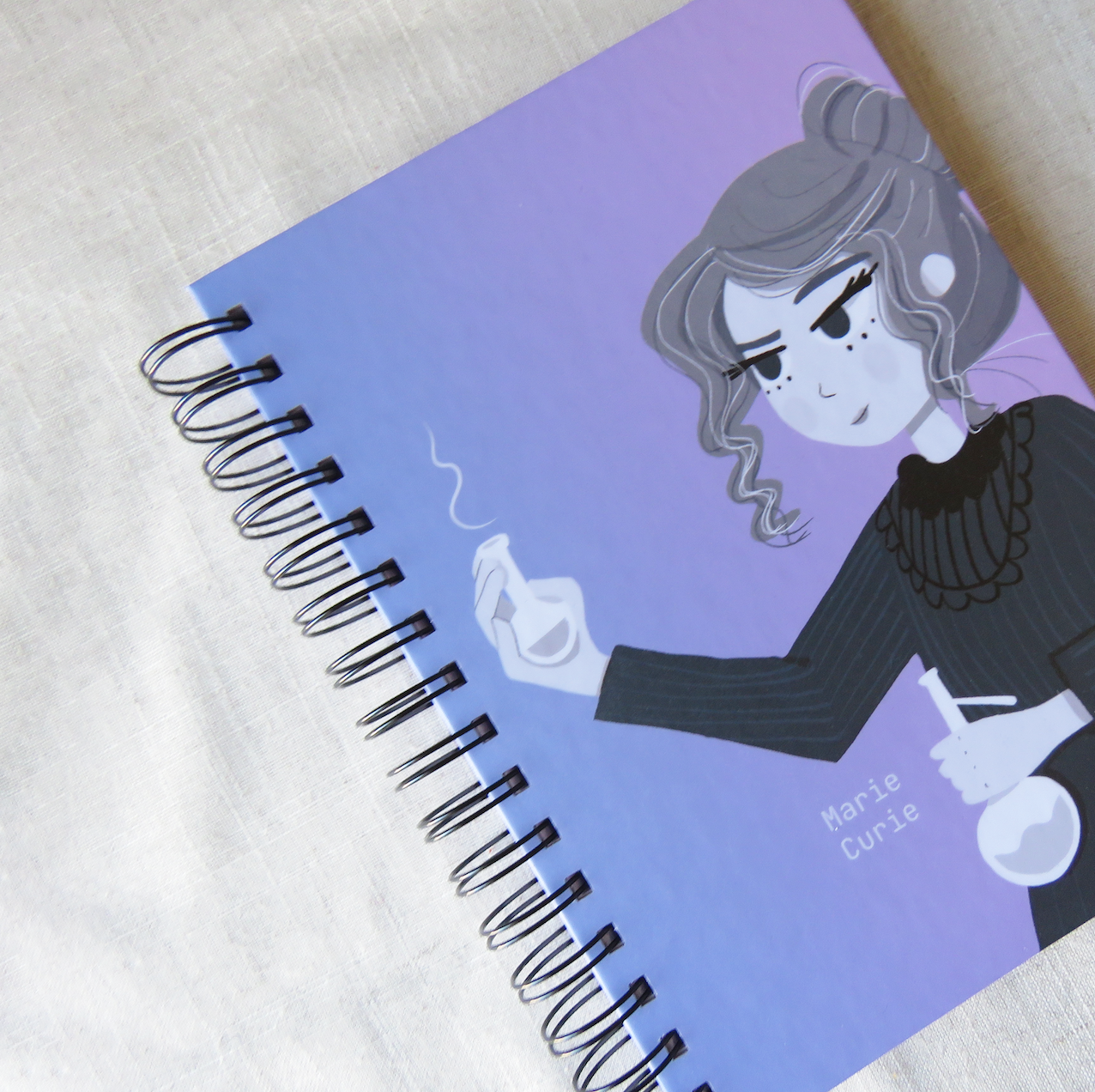 Cuaderno Curie (hojas con hexágonos)