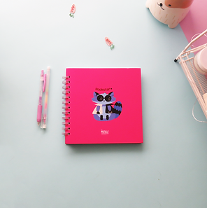 Cuaderno cuadrado "Dache Rockstar"