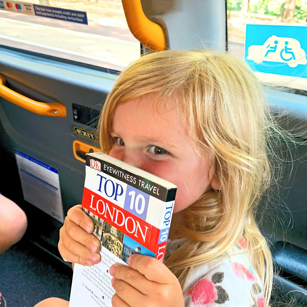 family travel: black cab London