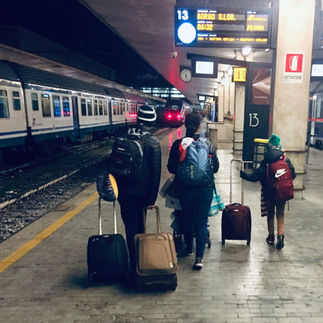 Carry-on luggage makes train travel easier