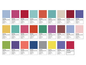 A tradição da Pantone de escolher a cor do ano