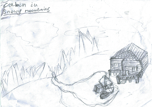 Snowy mountain cabin.png