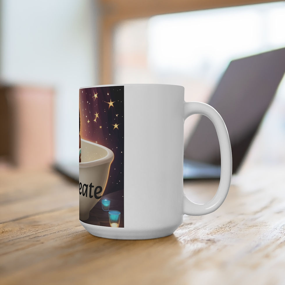 תמונה ממוזערת: "As I Create" Coffe/Tea Mug 15oz