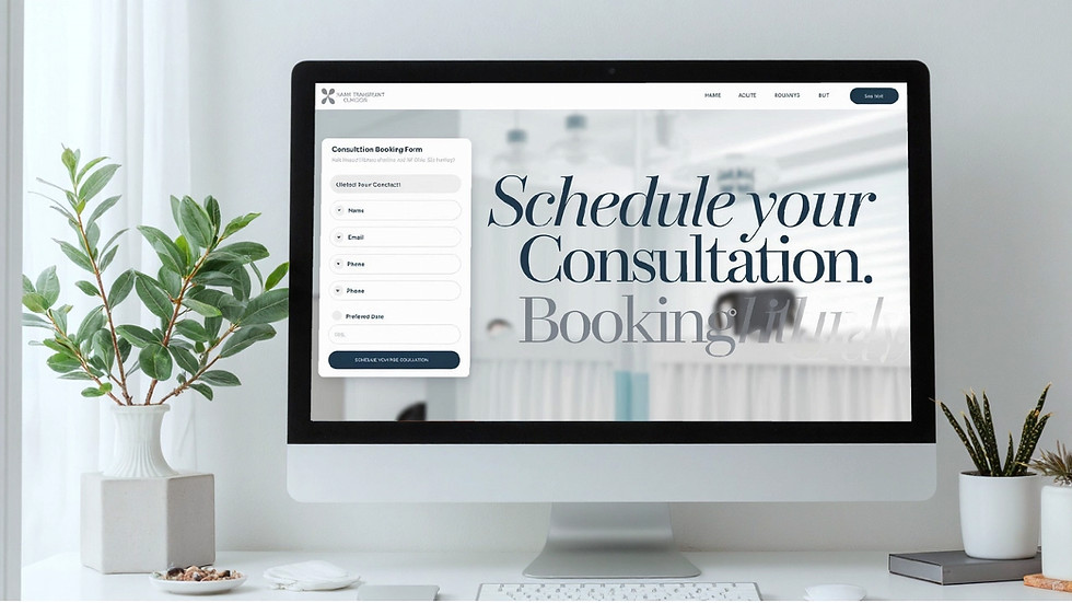 Lead generation system increasing patient inquiries for hair transplant clinic website