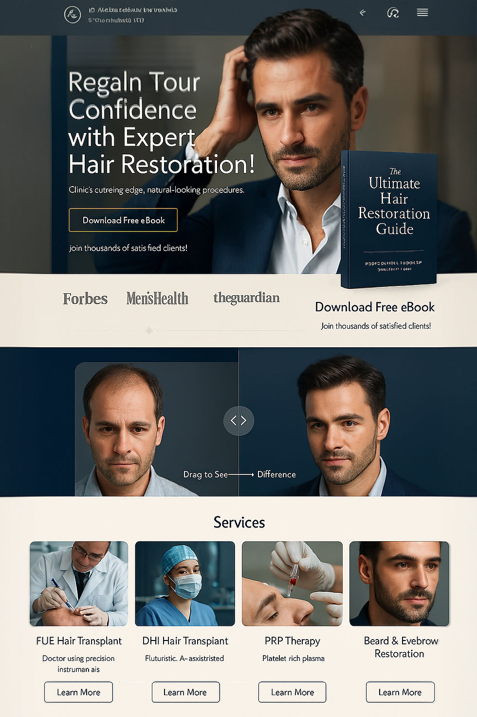Hair transplant services and procedure overview for world-class clinic offerings