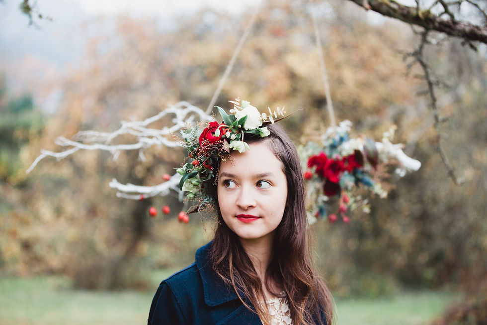 Couronne florale