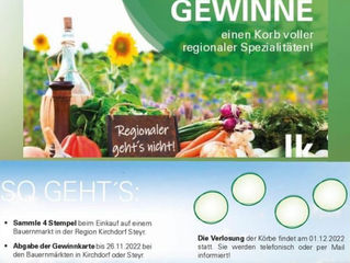 Mach mit und gewinne einen Korb voller regionaler Spezialitäten