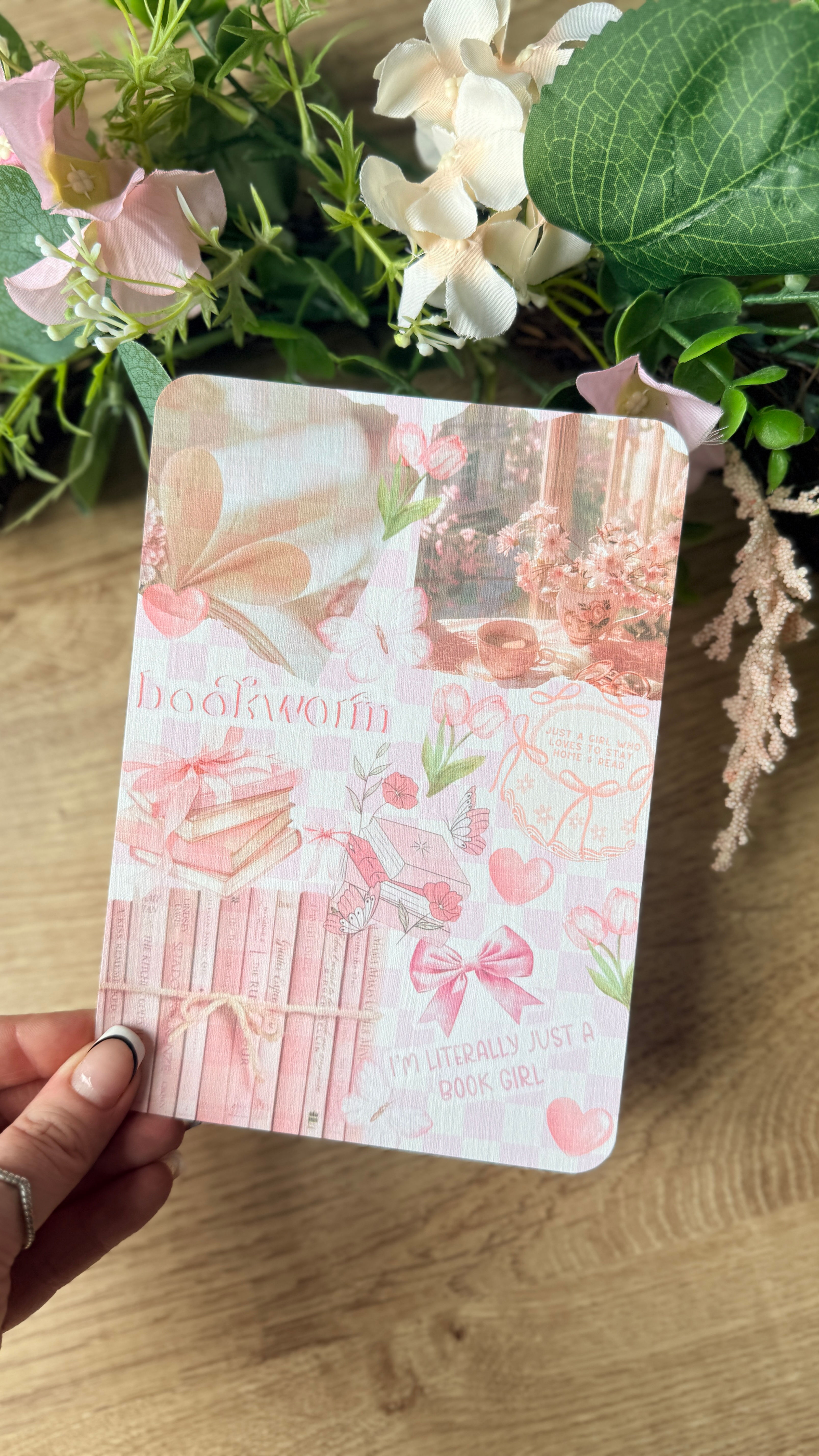 Pink Collage Kindle Insert