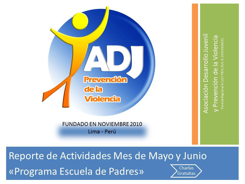 Actividades Mayo- Junio 2013