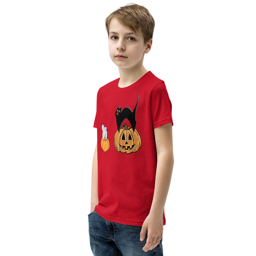 Thumbnail: Cat and Mouse on pumpkins Halloween