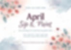 April Sip & Paint Night!