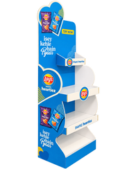 Lay’s Shapez heartiez floor standing display