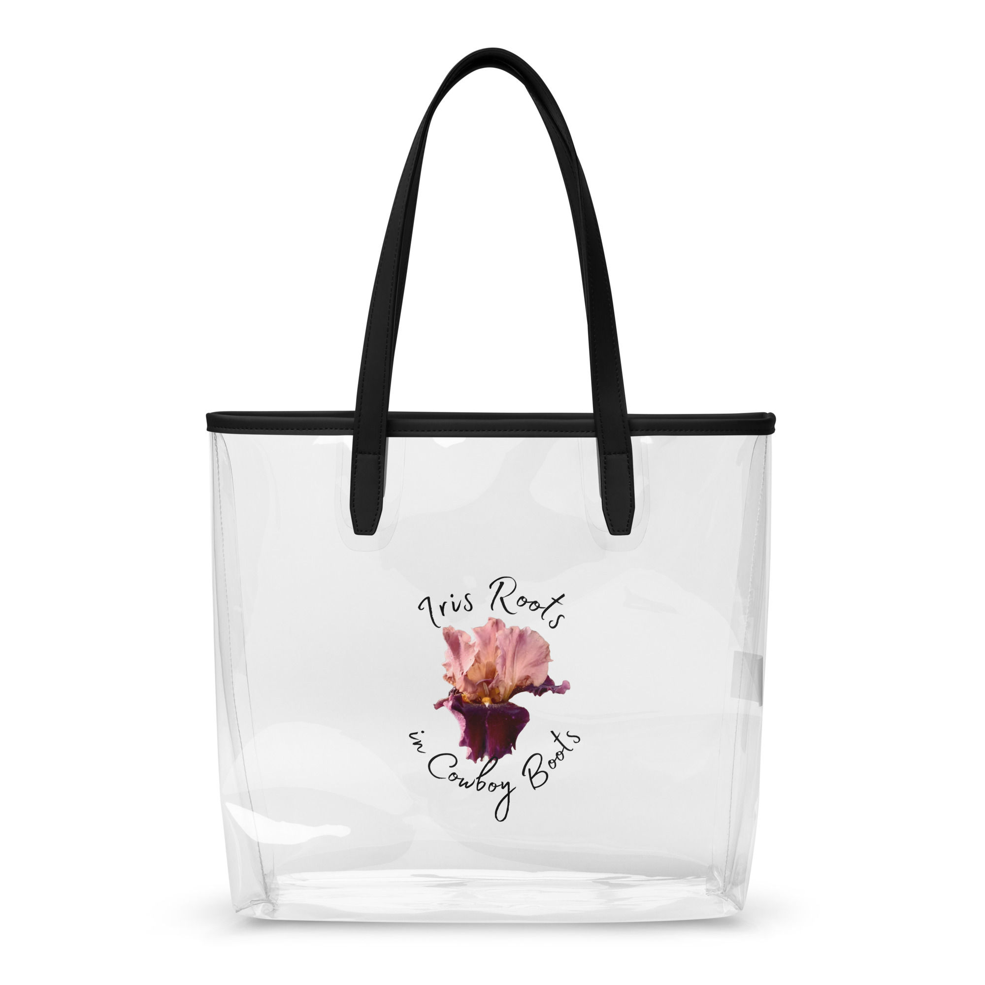 Iris Roots Clear Tote