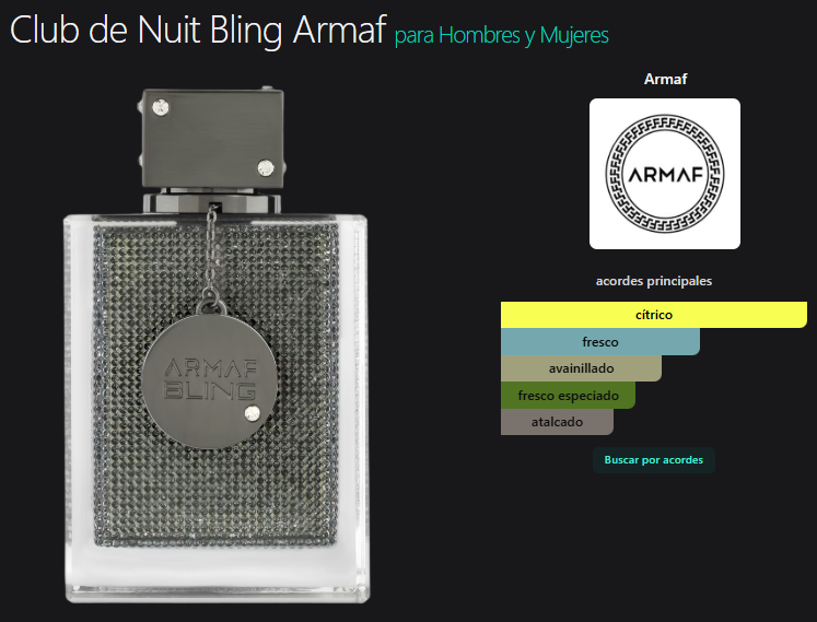 Miniatura: ARMAF CULB DE NUIT BLING 100ML