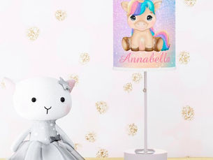 Best Price! Personalized Nursery Baby Unicorn Table Lamp