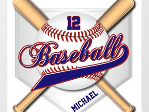 Hot Deals! Personalized - Baseball Wall Decal