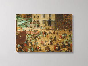 Best Price! Pieter Bruegel the Elder - Children’s Games Canvas Print