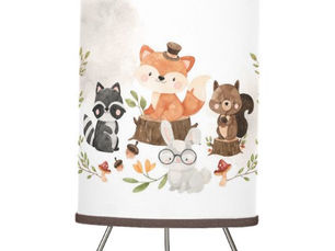 Big Deals! Woodland Animals Nursery Lamp
