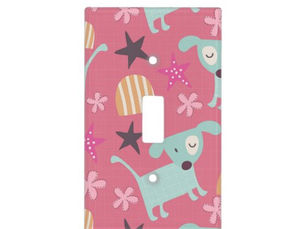 Review Puppies, Stars, and Flowers Light Switch Cover