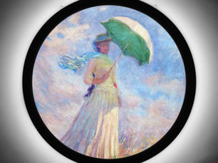 Best Deals! Claude Monet - Woman with a Parasol facing right LED Sign