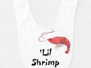 Top 10! Lil Shrimp Baby Bib